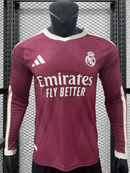 JERSEY REAL MADRID VISITA 26/27 HOMBRE MANGA LARGA(VERSIÓN JUGADOR)