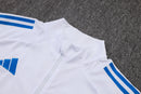 CONJUNTO SUDADERA + PANTS REAL MADRID ENTRENAMIENTO BLANCO AZUL 25/26 HOMBRE