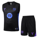 BARCELONA CONJUNTO ENTRENAMIENTO NEGRO MAMBA 25/26 HOMBRE SIN MANGAS