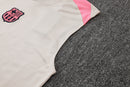BARCELONA CONJUNTO ENTRENAMIENTO BLANCO ROSA 25/26 HOMBRE SIN MANGAS