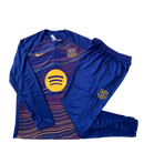 CONJUNTO SUDADERA + PANTS BARCELONA PRE-MATCH I 25/26 INFANTIL MEDIO CIERRE