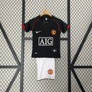 jersey MANCHESTER UNITED BLACK 07/08 CONJUNTO INFANTIL (RETRO)