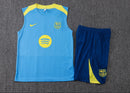 BARCELONA CONJUNTO ENTRENAMIENTO AZUL CLARO 25/26 HOMBRE SIN MANGAS