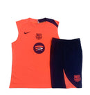 BARCELONA CONJUNTO ENTRENAMIENTO NARANJA 25/26 HOMBRE SIN MANGAS