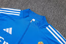 CONJUNTO SUDADERA + PANTS REAL MADRID ENTRENAMIENTO AZUL BLANCO 25/26 HOMBRE MEDIO CIERRE