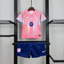 jersey BARCELONA EDICION ESPECIAL ROSA 25/26 CONJUNTO INFANTIL