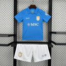 JERSEY NAPOLI LOCAL 26/27 CONJUNTO INFANTIL