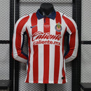 JERSEY CHIVAS DE GUADALAJARA LOCAL 26/27 HOMBRE MANGA LARGA (VERSIÓN JUGADOR)