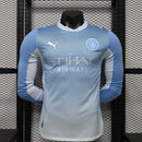 JERSEY MANCHESTER CITY LOCAL 26/27 HOMBRE MANGA LARGA (VERSIÓN JUGADOR)